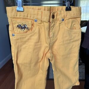 Ralph Lauren Yellow Kids Jeans